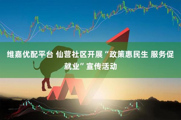 维嘉优配平台 仙营社区开展“政策惠民生 服务促就业”宣传活动