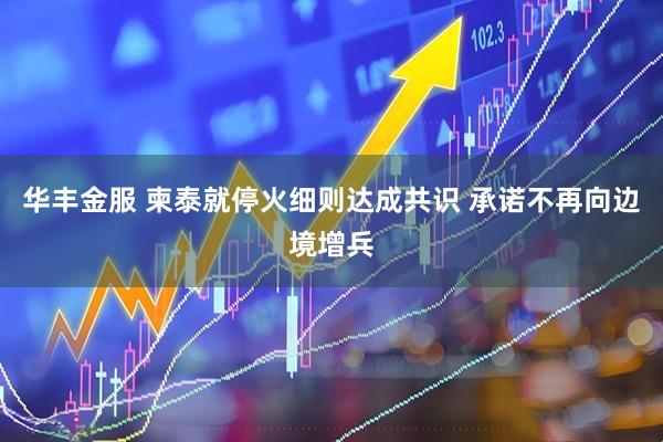华丰金服 柬泰就停火细则达成共识 承诺不再向边境增兵